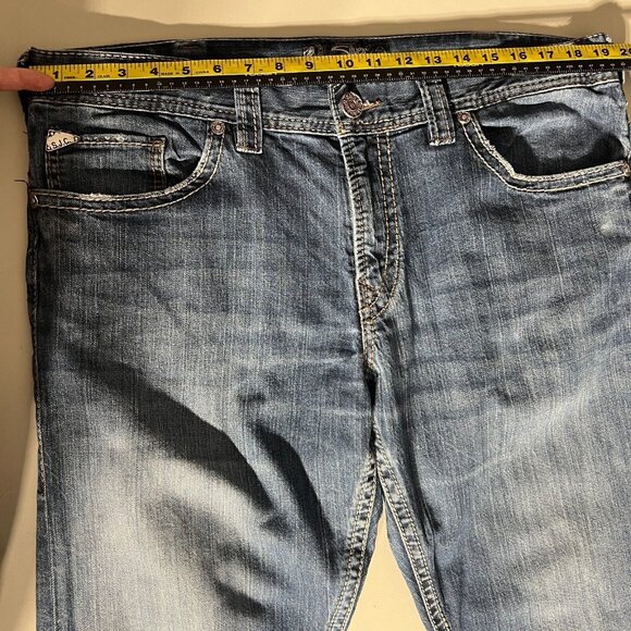 Silver Jeans Co Zac‎ Jeans Mens 36X30 Blue Denim Straight Leg Relaxed 5-Pocket - Picture 2 of 15